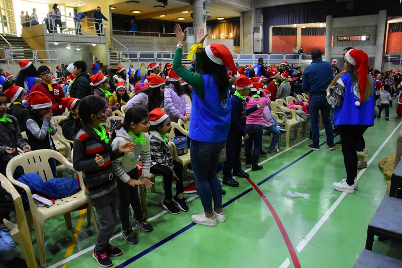 Saint Vincent de paul celebrating Christmas at Jesus & Mary school